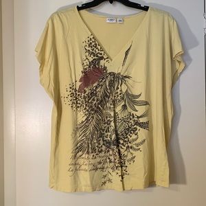 Cato 22/24 Yellow Tee